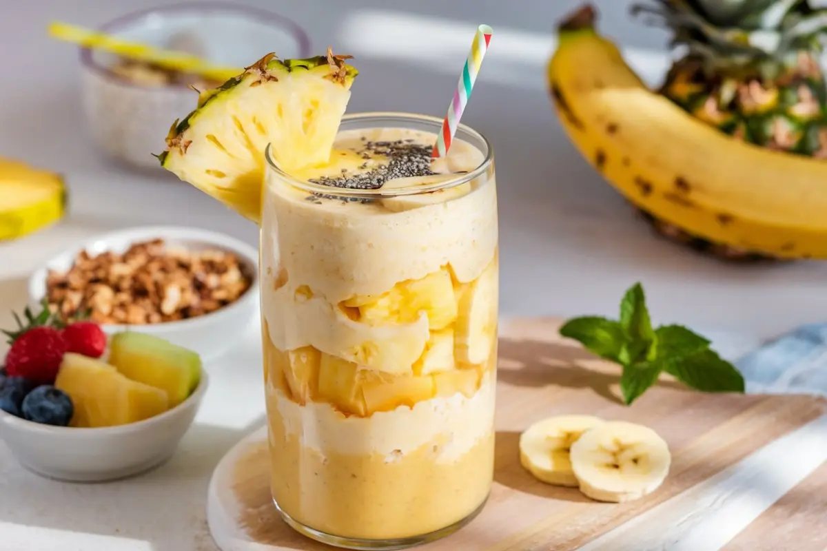 pineapple banana smoothie