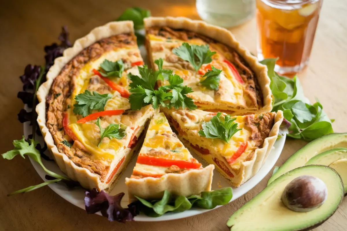 Tortilla Quiche Bake