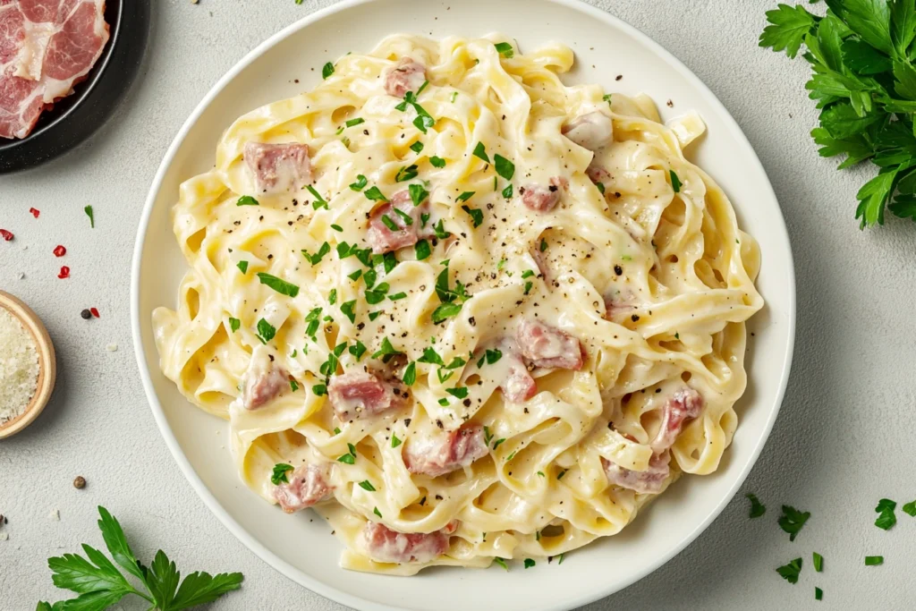 Creamy Fettucine Carbonara: The Perfect Comfort Dish!