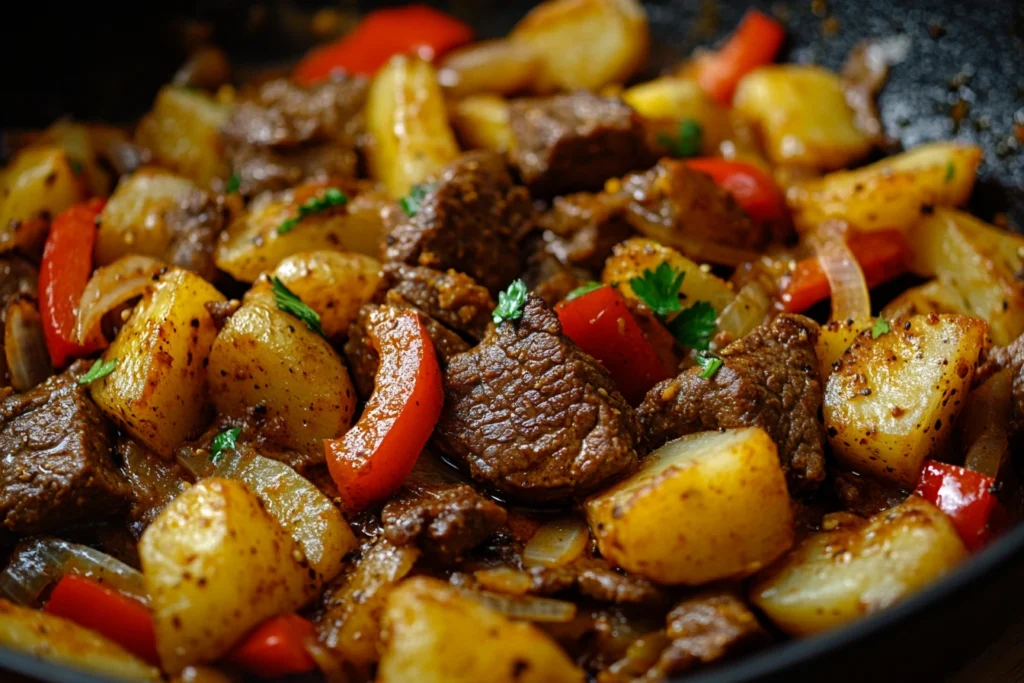 Spicy Discada with Potatoes: A Flavorful Adventure!