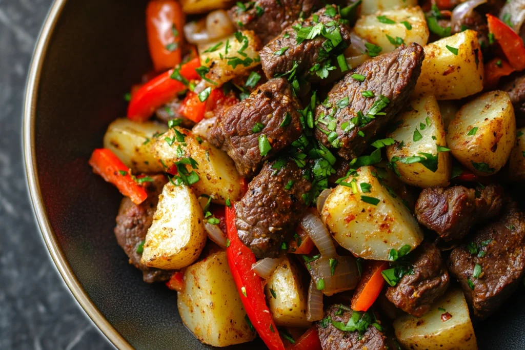 Spicy Discada with Potatoes: A Flavorful Adventure!