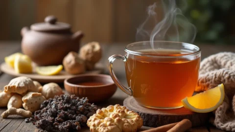 Mushroom Tea-detox tea