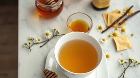 Honey Vanilla Chamomile Tea-detox tea