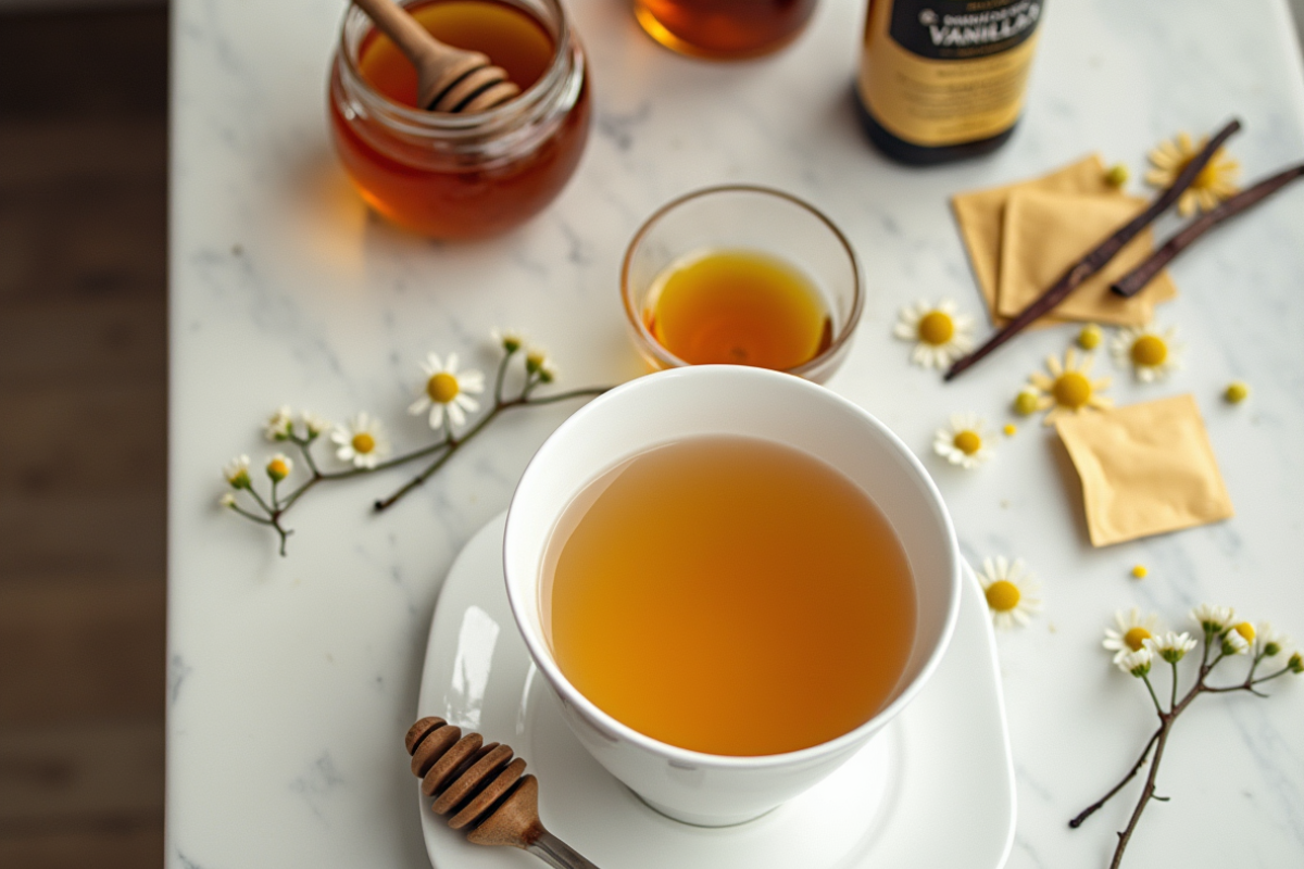 Honey Vanilla Chamomile Tea-detox tea