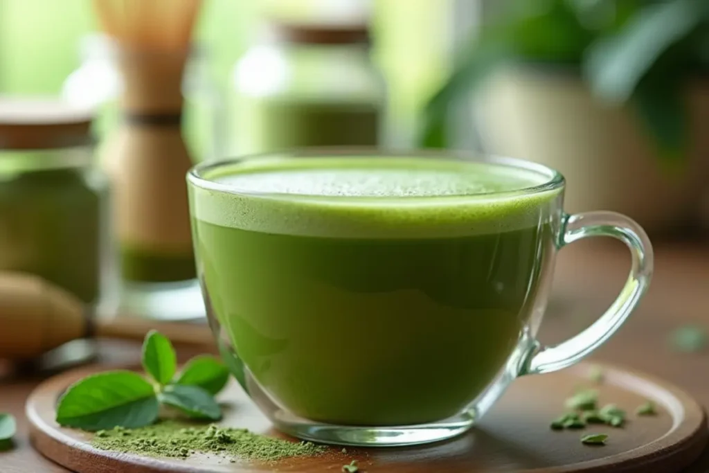 Green tea with matcha-detox tea