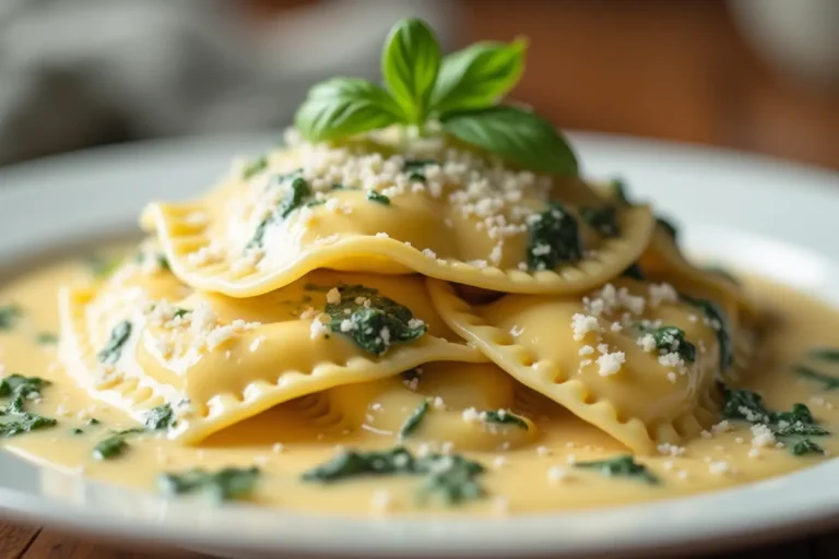 Delicious Homemade Spinach and Ricotta Ravioli Recipe