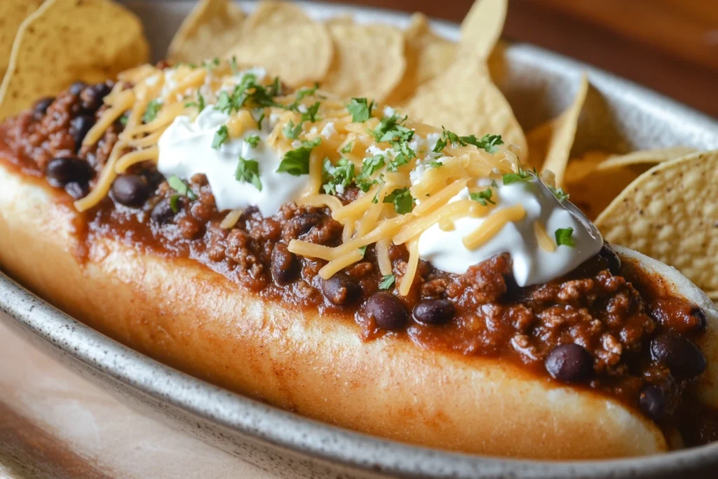Chili recipe with enchilada sauce and ground beef