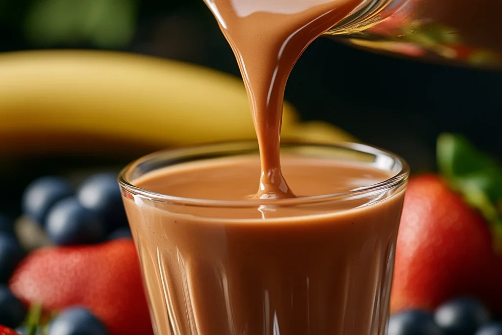 The perfect Chocolate Peanut Butter Banana Smoothie Recipe