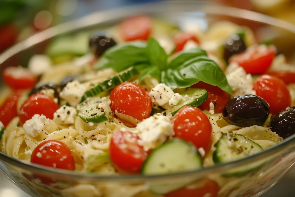 Delicious Caesar Pasta Salad: Easy, Creamy, and Flavorful