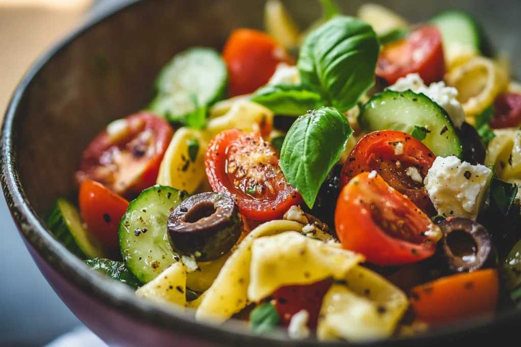 Delicious Caesar Pasta Salad: Easy, Creamy, and Flavorful