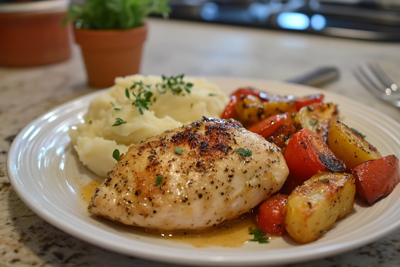Air fryer frozen chicken breast