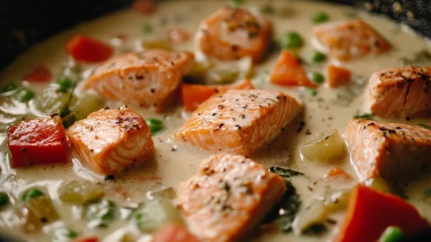 Salmon stew recipe