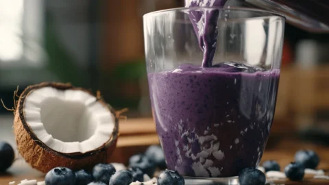 Blueberry Coconut