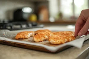 Baked chicken cutlets