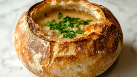 sourdough bread bowl