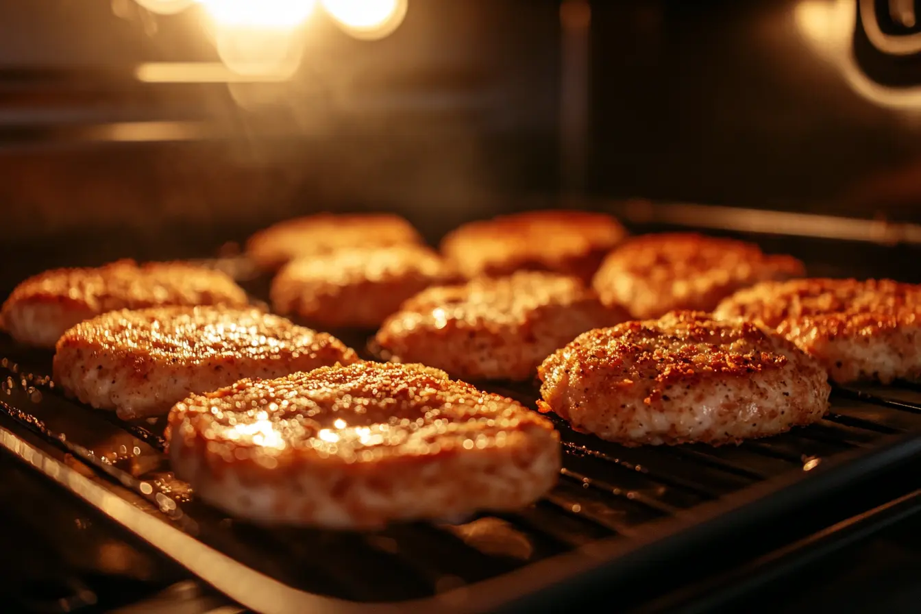 Baked chicken cutlets