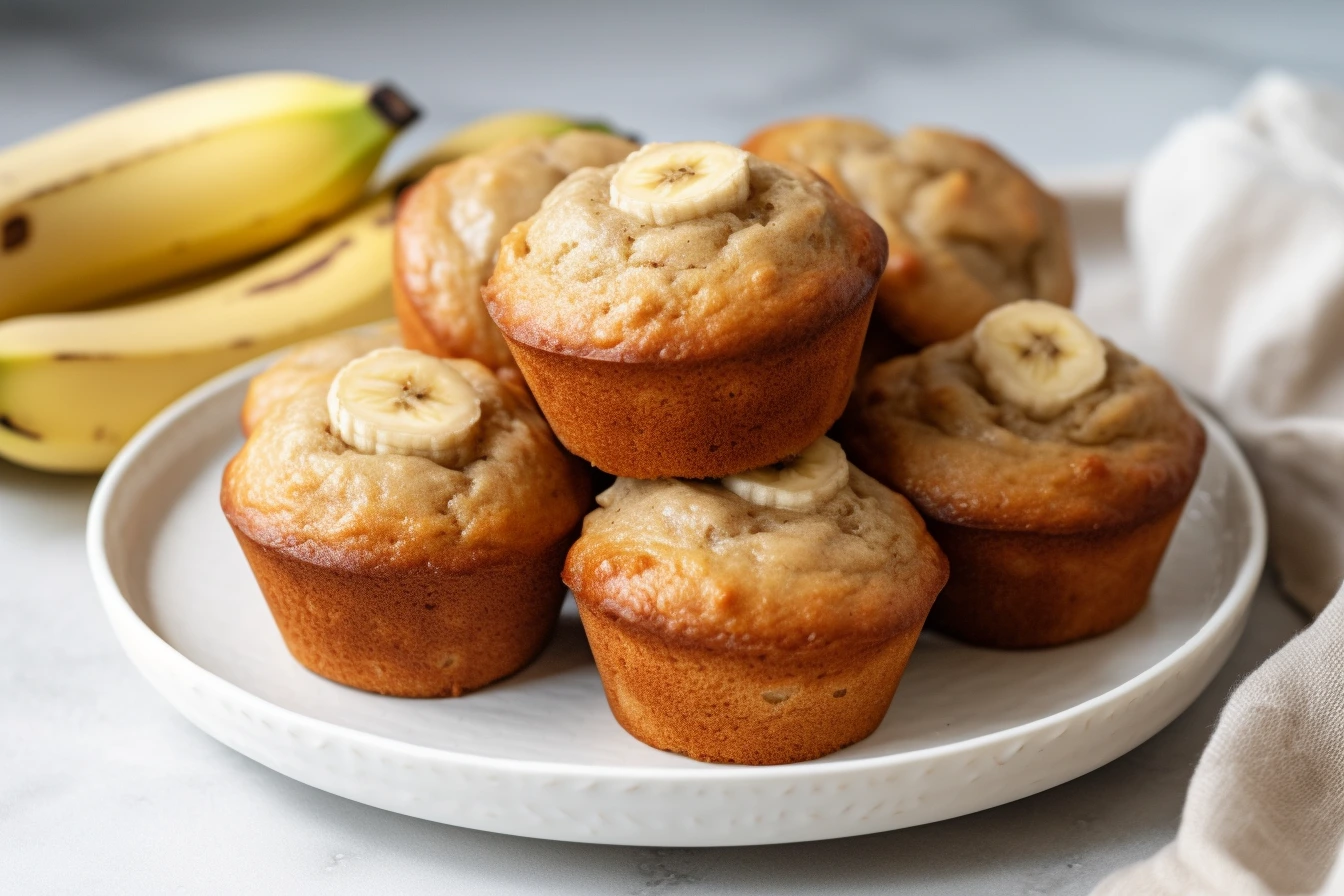 sourdough banana muffins