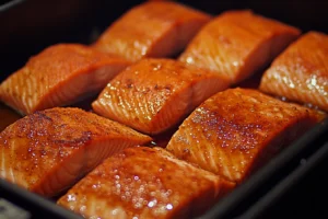 Air Fryer Salmon with Soba