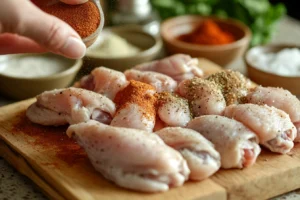 Air frying frozen chicken wings