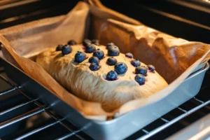 Blueberry sourdough bread