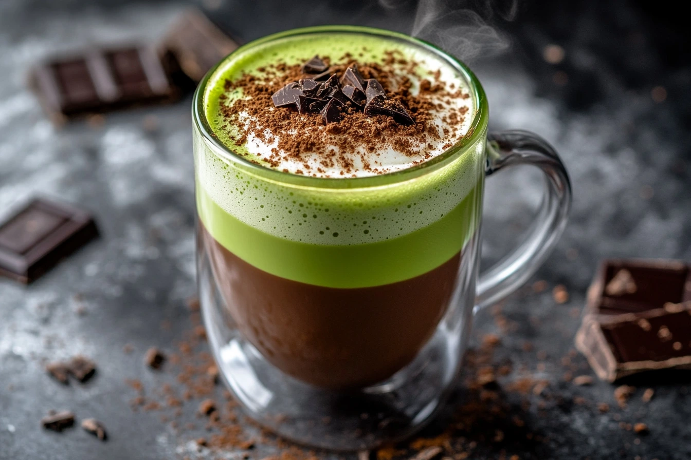 Creamy Matcha Chocolate Tea
