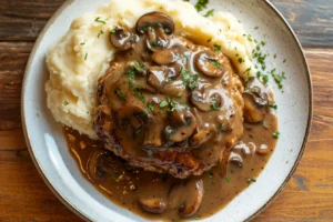 Salisbury Steak Recipe with Ground Chicken