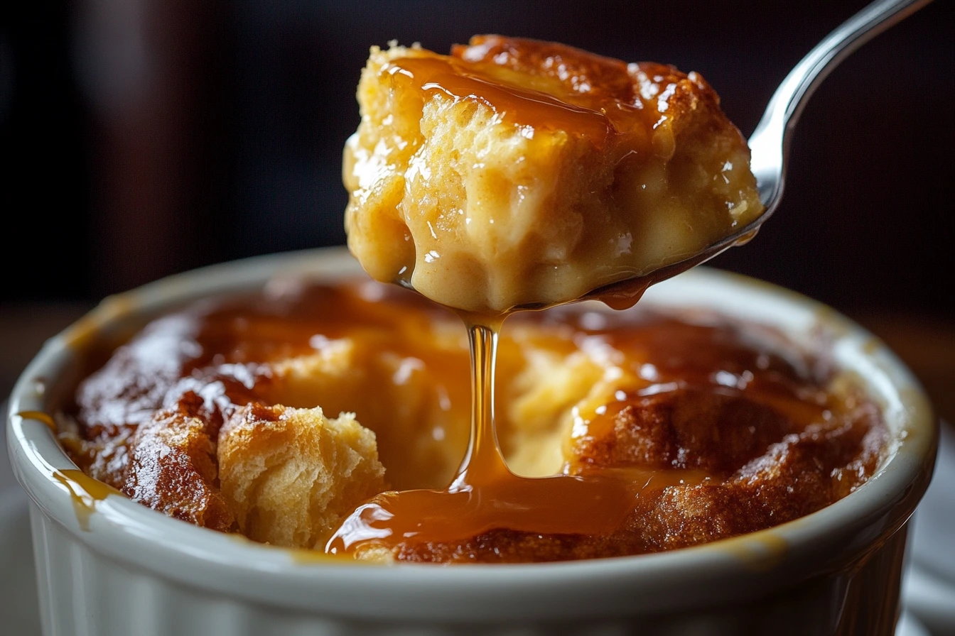 Sourdough bread pudding