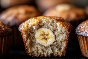 Fluffy & Sweet Sourdough Discard Banana Muffins Recipe