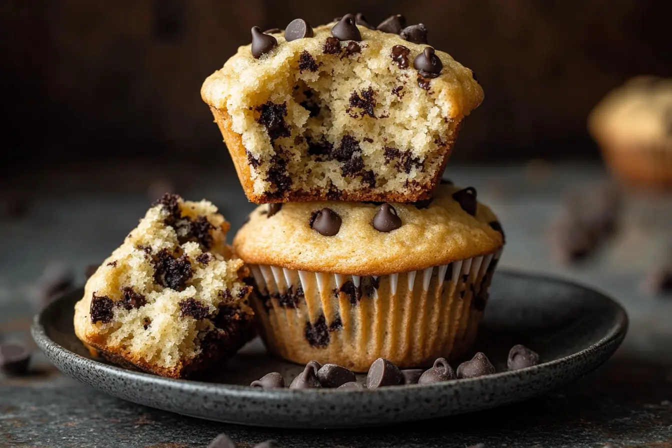 Sourdough Chocolate Chip Muffins: Soft, Fluffy & Irresistible