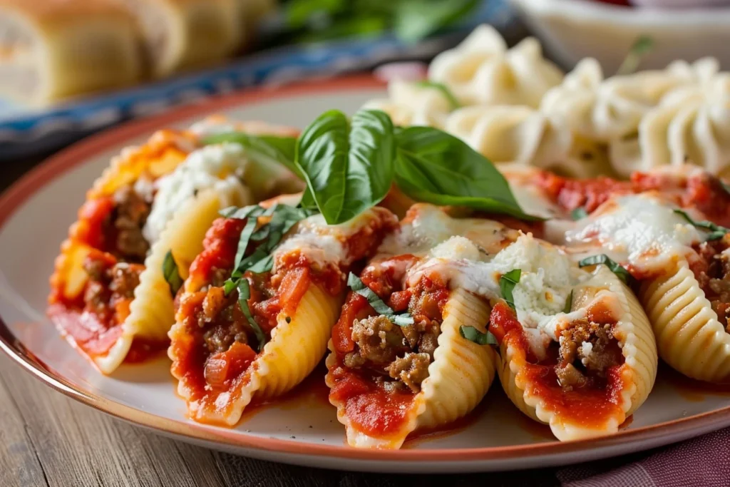 Mouthwatering Stuffed Shells Recipe with Meat