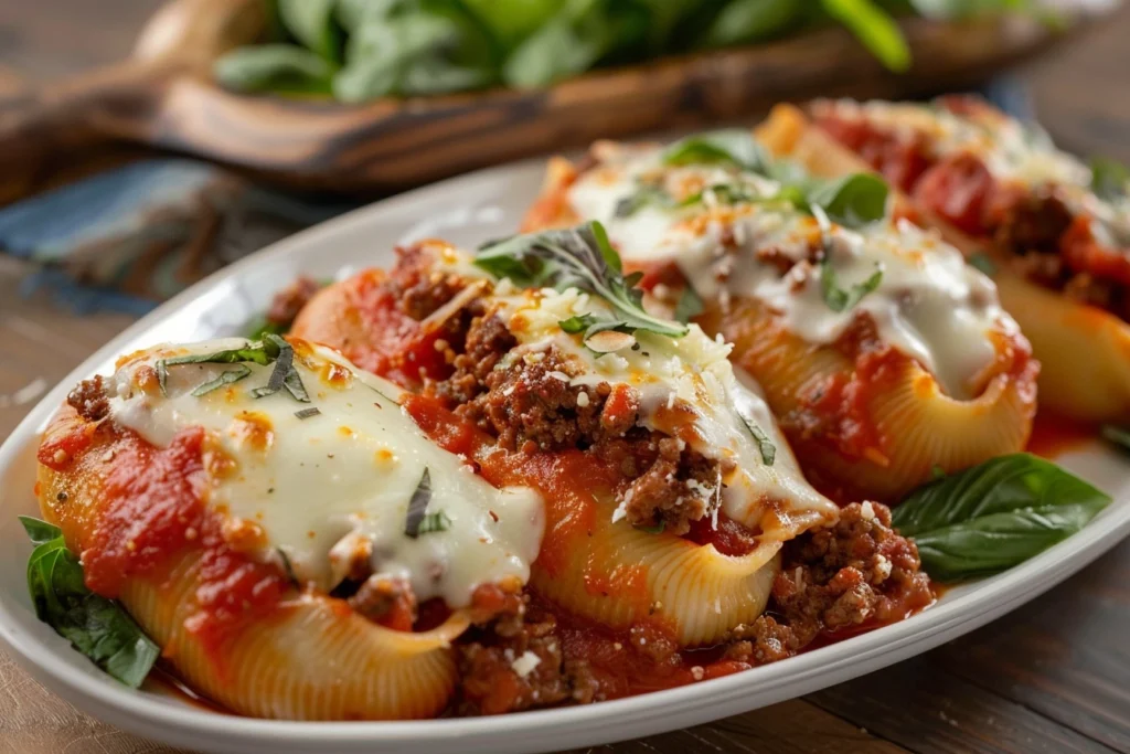 Mouthwatering Stuffed Shells Recipe with Meat