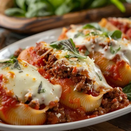 Mouthwatering Stuffed Shells Recipe with Meat