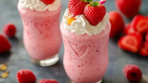 Strawberry Love Smoothie Without Yogurt: A Creamy Delight in Every Sip