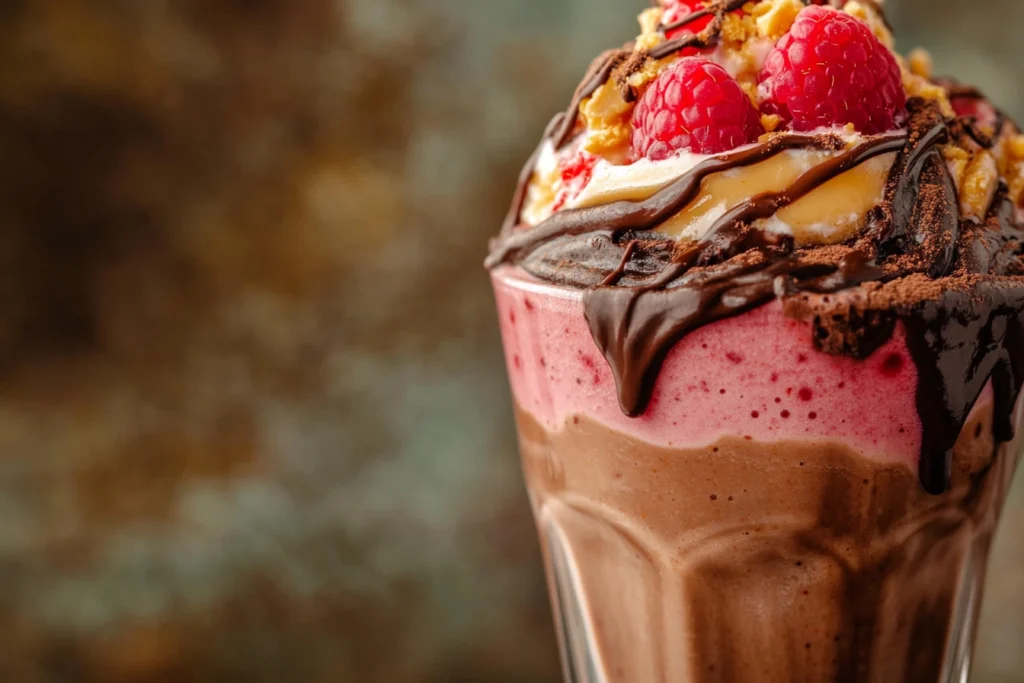 Dreamy Chocolate Raspberry Peanut Butter smoothie Mix