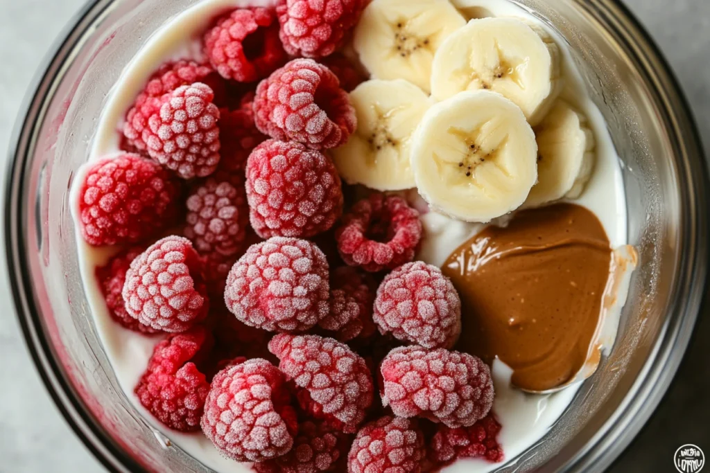 Dreamy Chocolate Raspberry Peanut Butter smoothie Mix