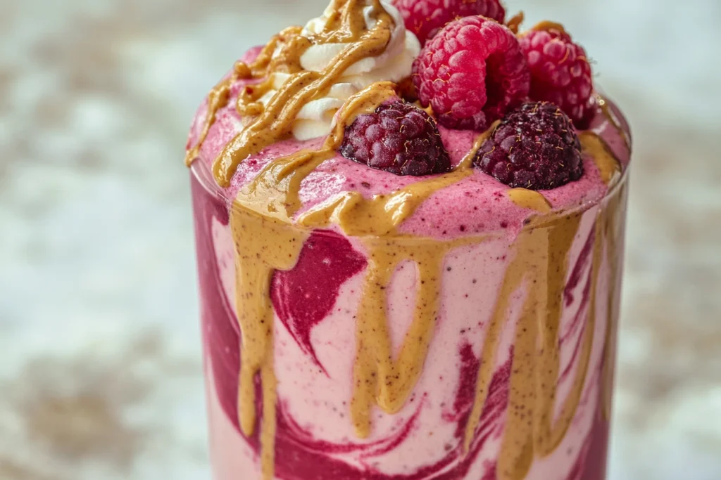 Raspberry Peanutbutter Smoothie