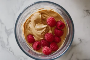Creamy Coconut Raspberry Peanut Butter Smoothie