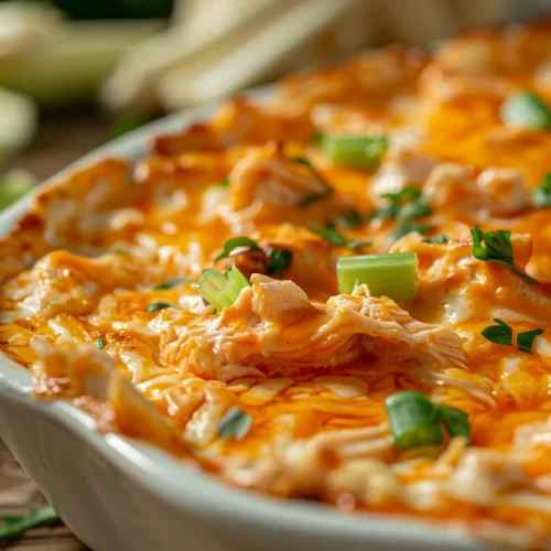 Buffalo Chicken Dip with Cottage Cheese
