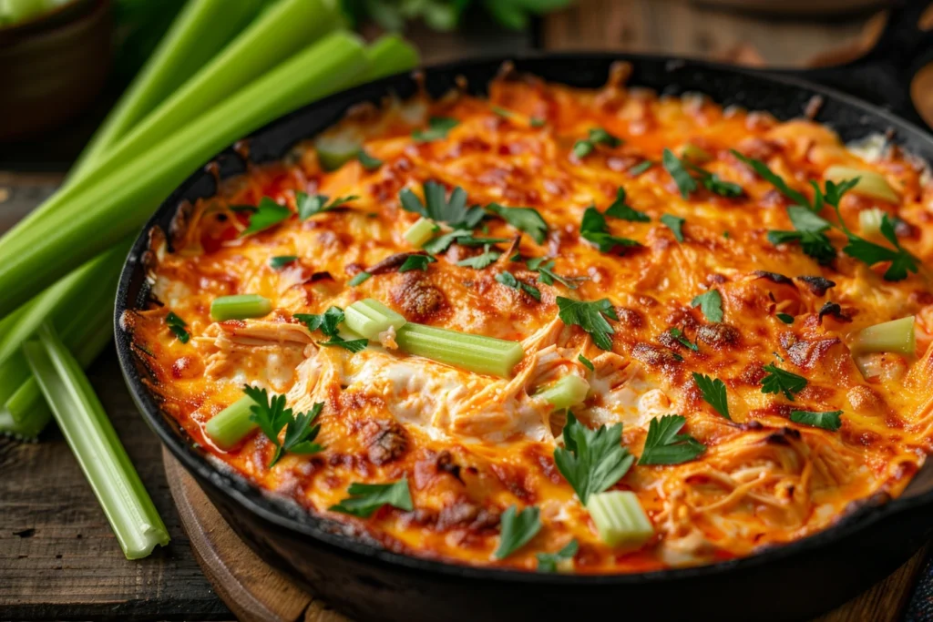 Buffalo Chicken Dip with Cottage Cheese