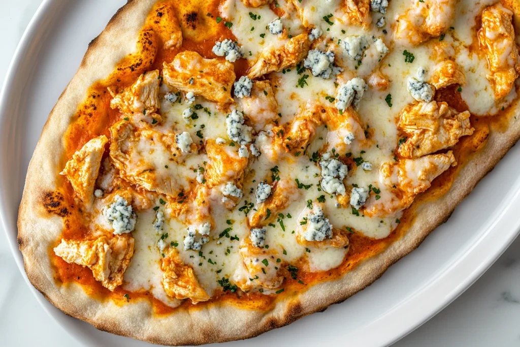 Crispy Buffalo Chicken Flatbread: Fast, Spicy, Fun