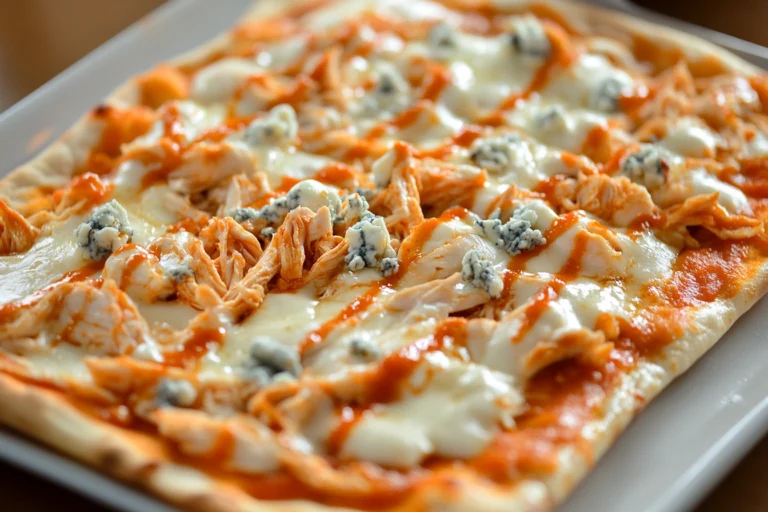Crispy Buffalo Chicken Flatbread: Fast, Spicy, Fun