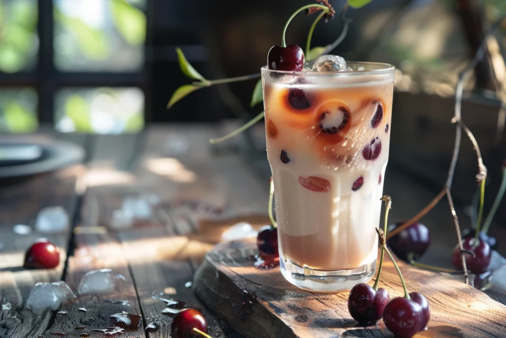 Irresistible Cherry Earl Grey Milk Tea