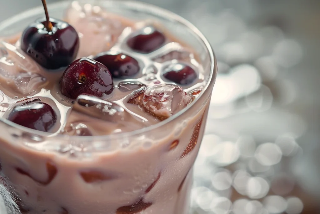 Irresistible Cherry Earl Grey Milk Tea