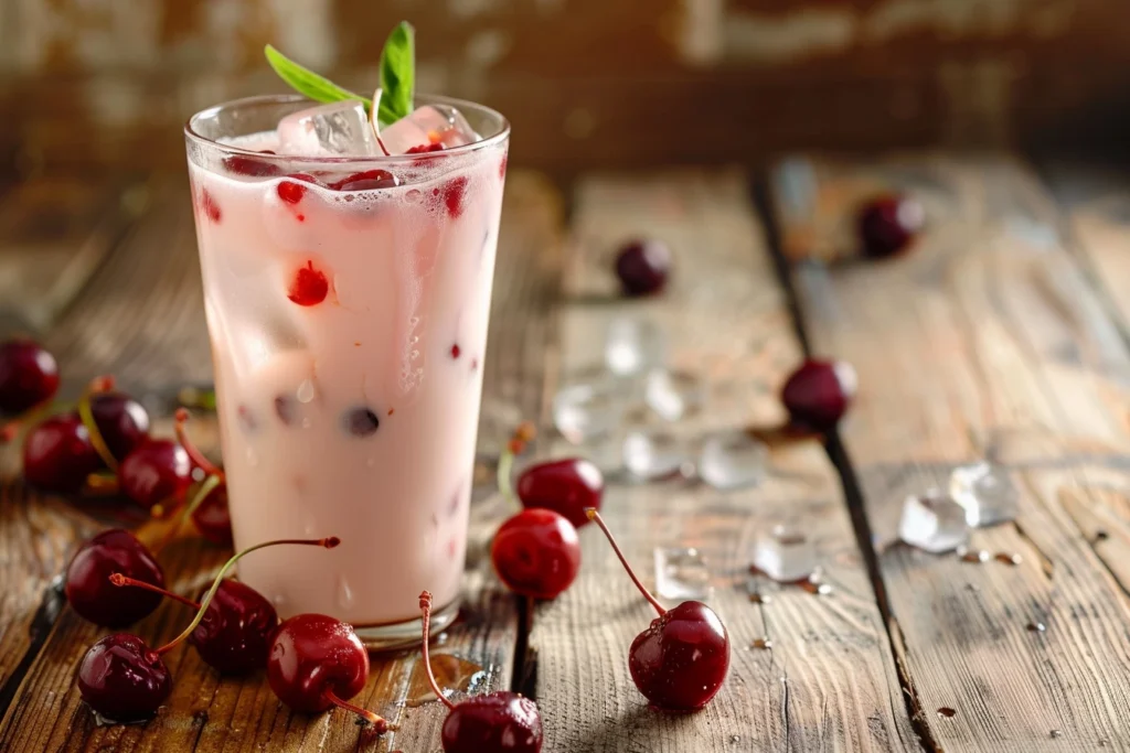 Irresistible Cherry Earl Grey Milk Tea