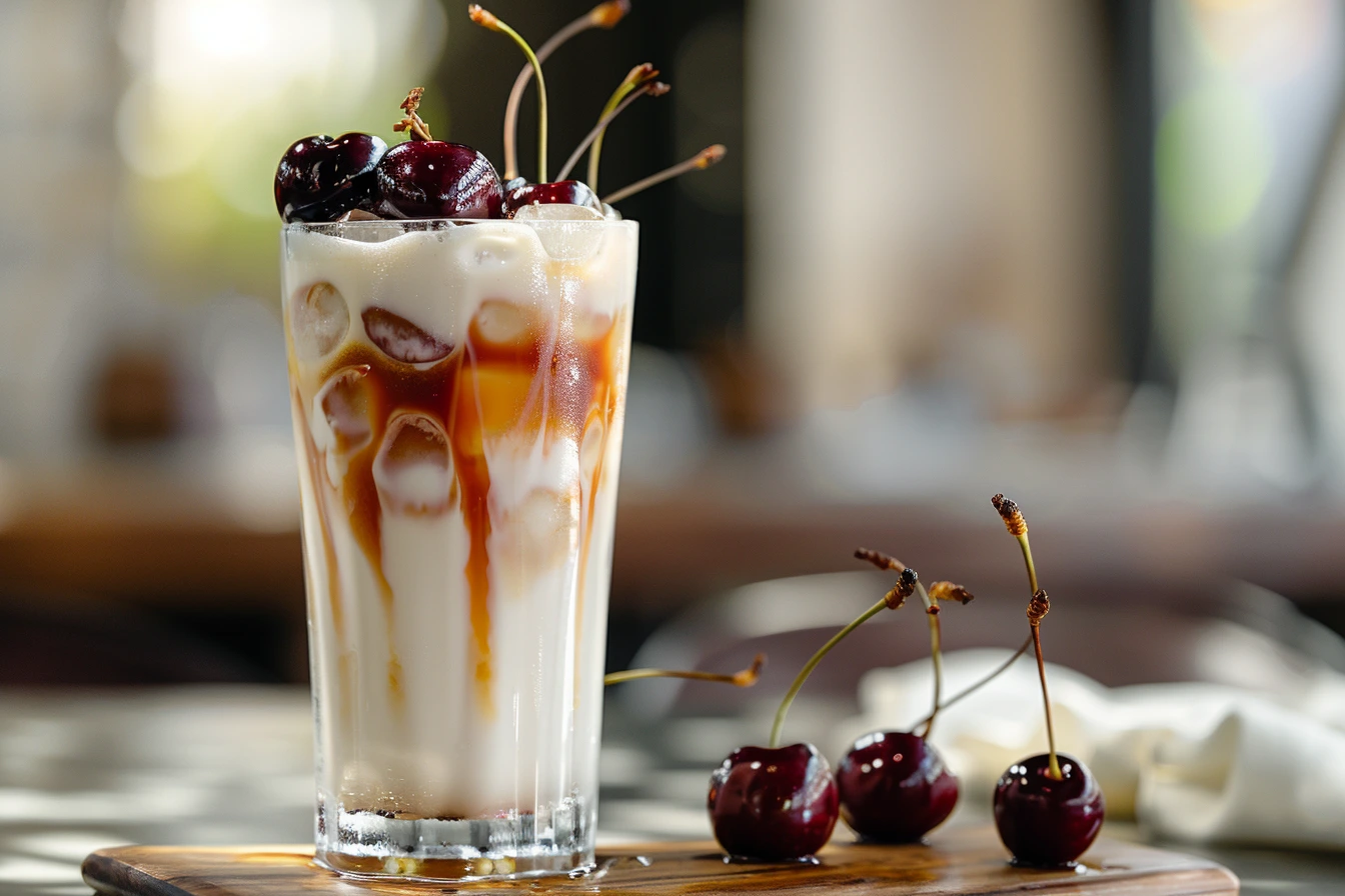 Irresistible Cherry Earl Grey Milk Tea