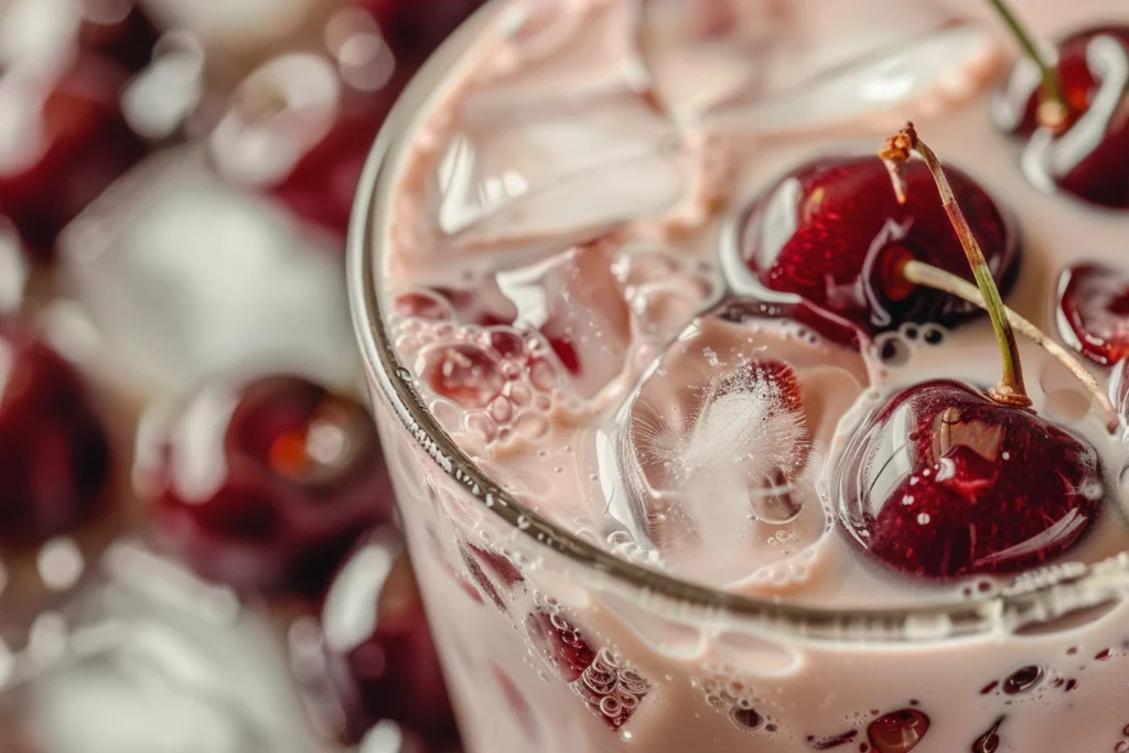 Irresistible Cherry Earl Grey Milk Tea