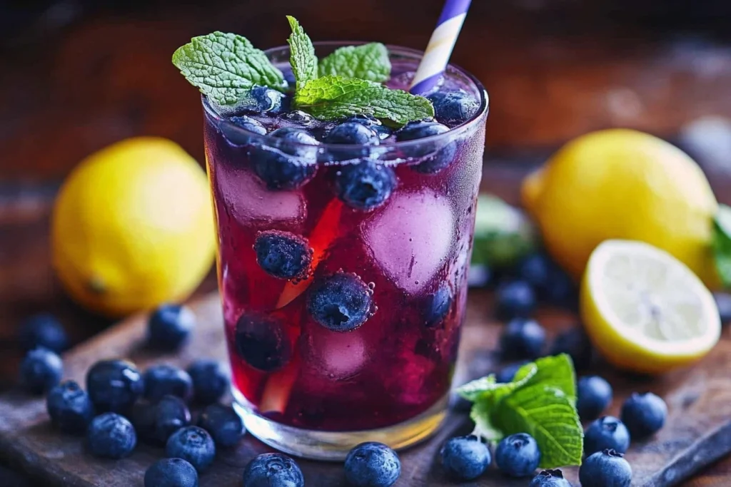 Refreshing Blueberry Tea Lemonade Recipe