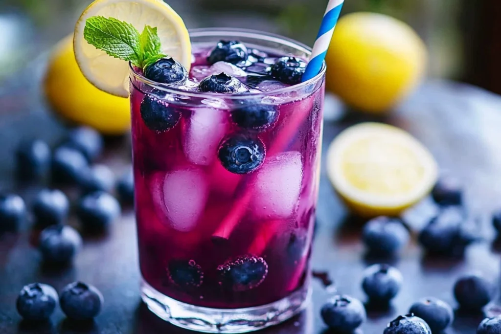 Refreshing Blueberry Tea Lemonade Recipe