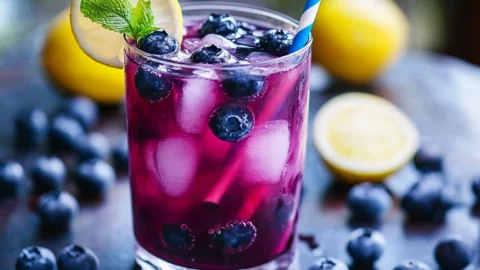 Refreshing Blueberry Tea Lemonade Recipe