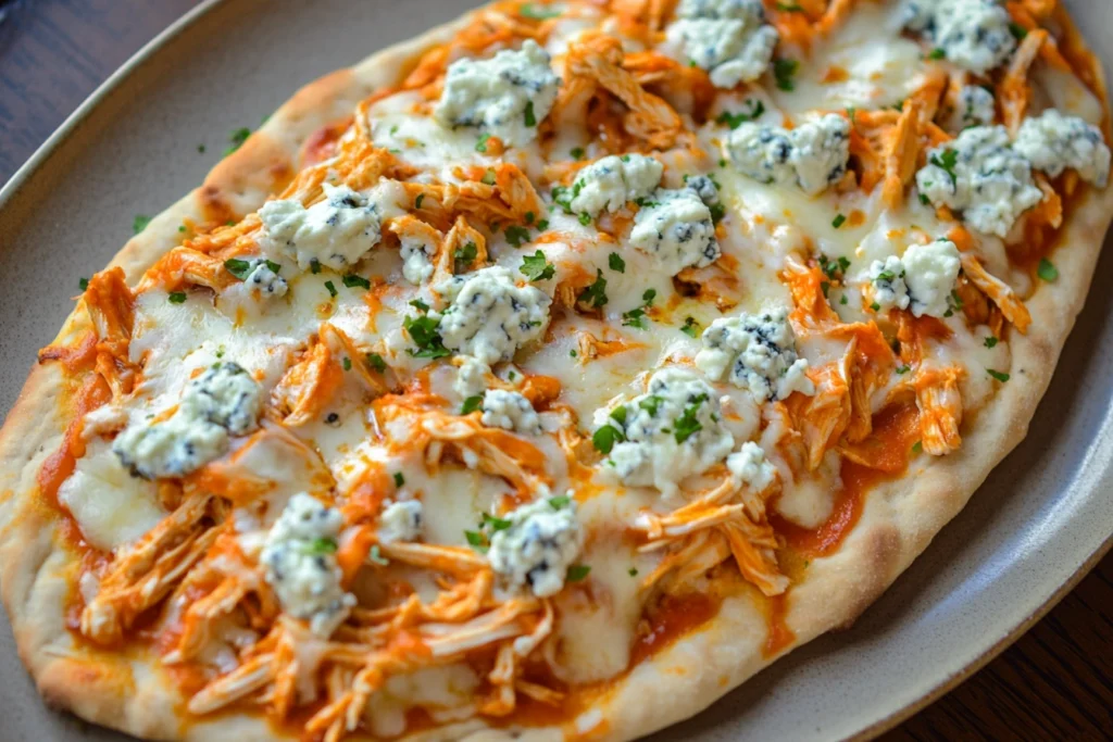 Crispy Buffalo Chicken Flatbread: Fast, Spicy, Fun